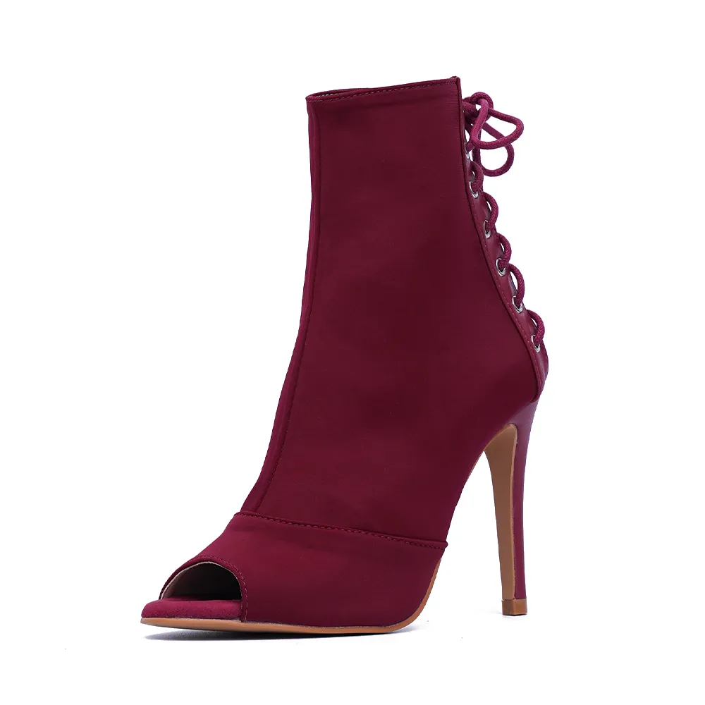 Louane bordeaux - Talons stilettos standard - Personnalisable