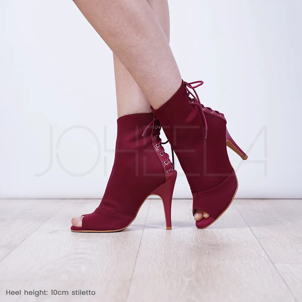 Louane bordeaux - Talons stilettos standard - Personnalisable