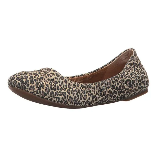 Lucky Brand Emmie Ballet Flat, Sesame Leopard (Women)