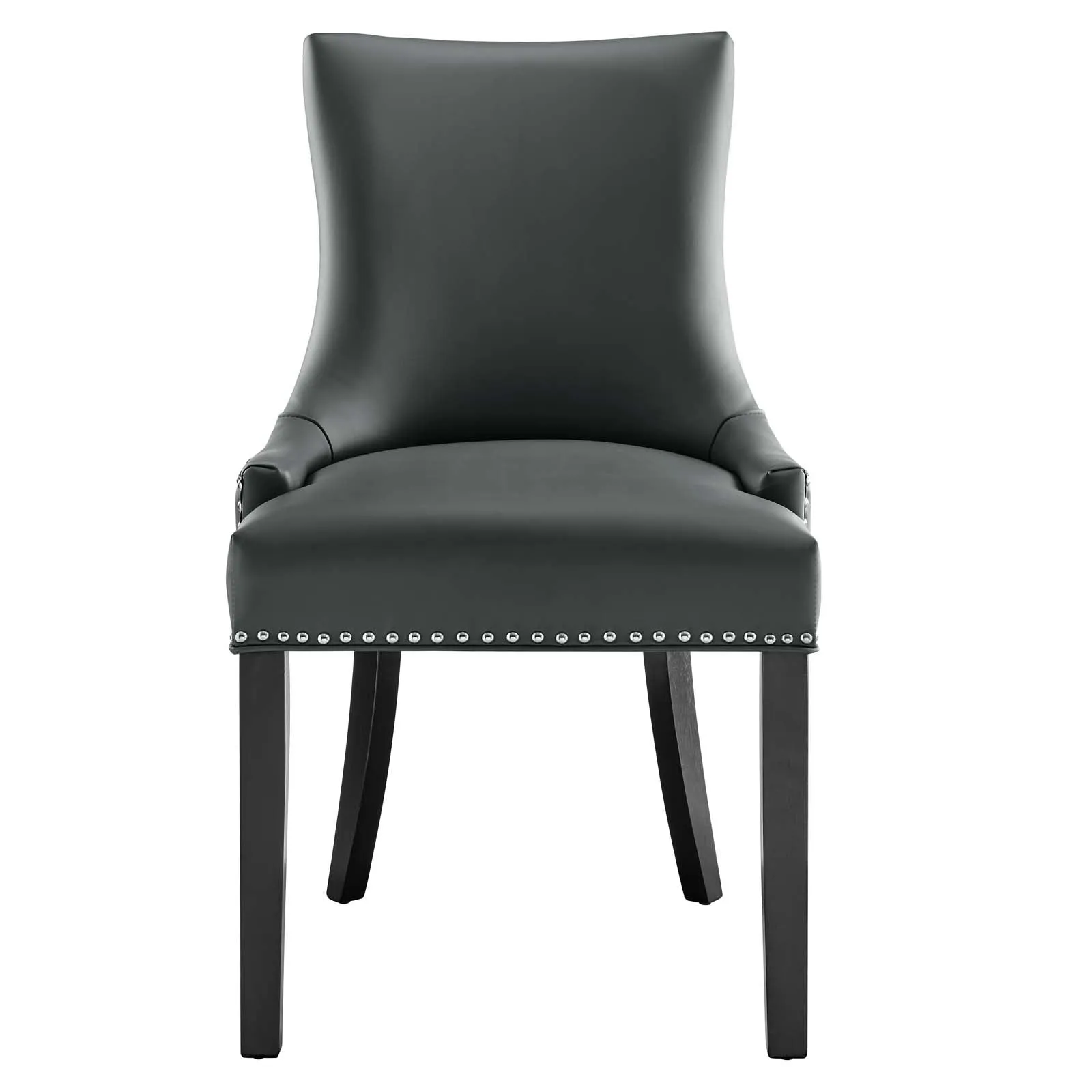 Marquis Vegan Leather Dining Chair Gray EEI-2228-GRY