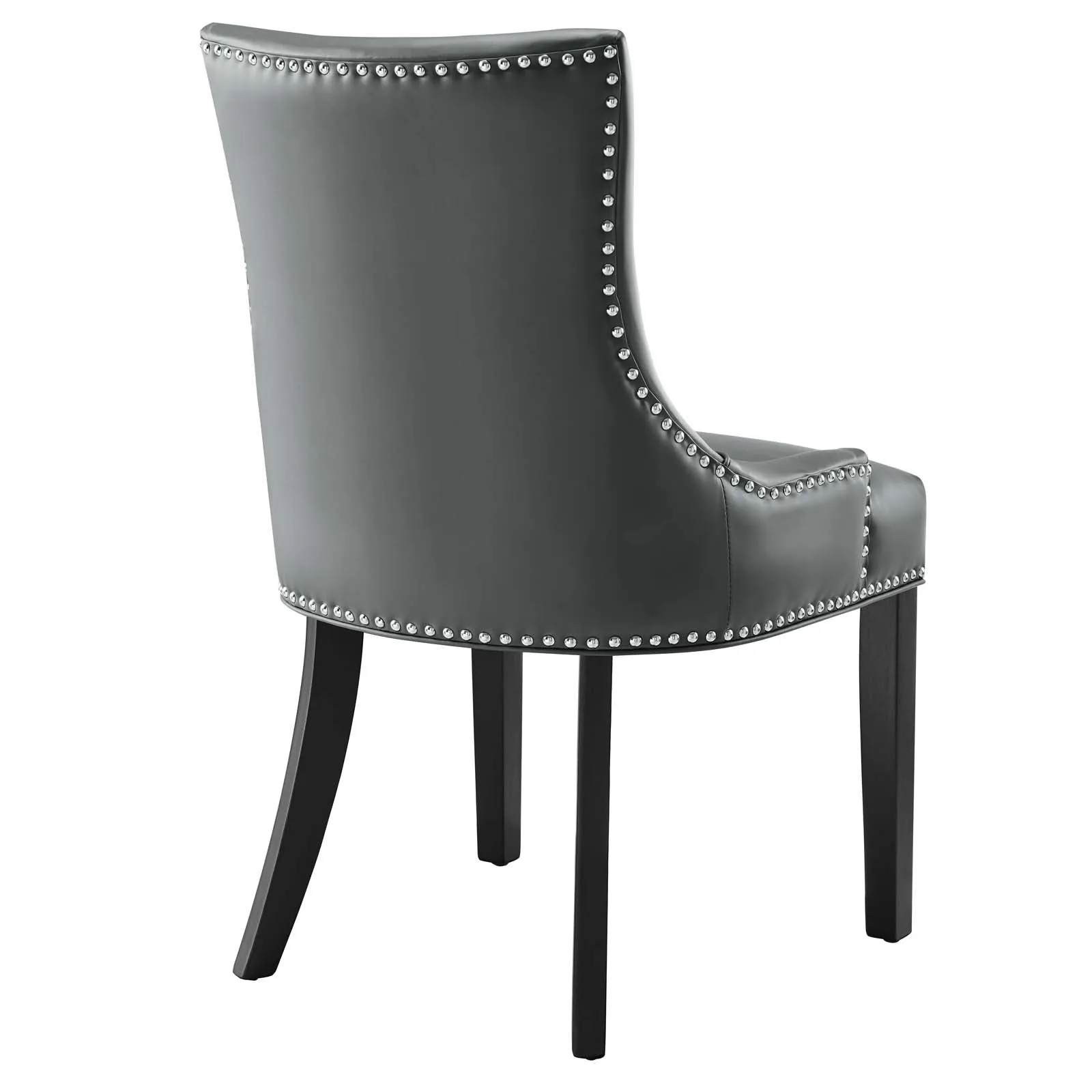 Marquis Vegan Leather Dining Chair Gray EEI-2228-GRY