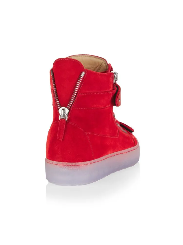 Maylondon Giuseppe Zanotti Suede High Top Sneakers Modena