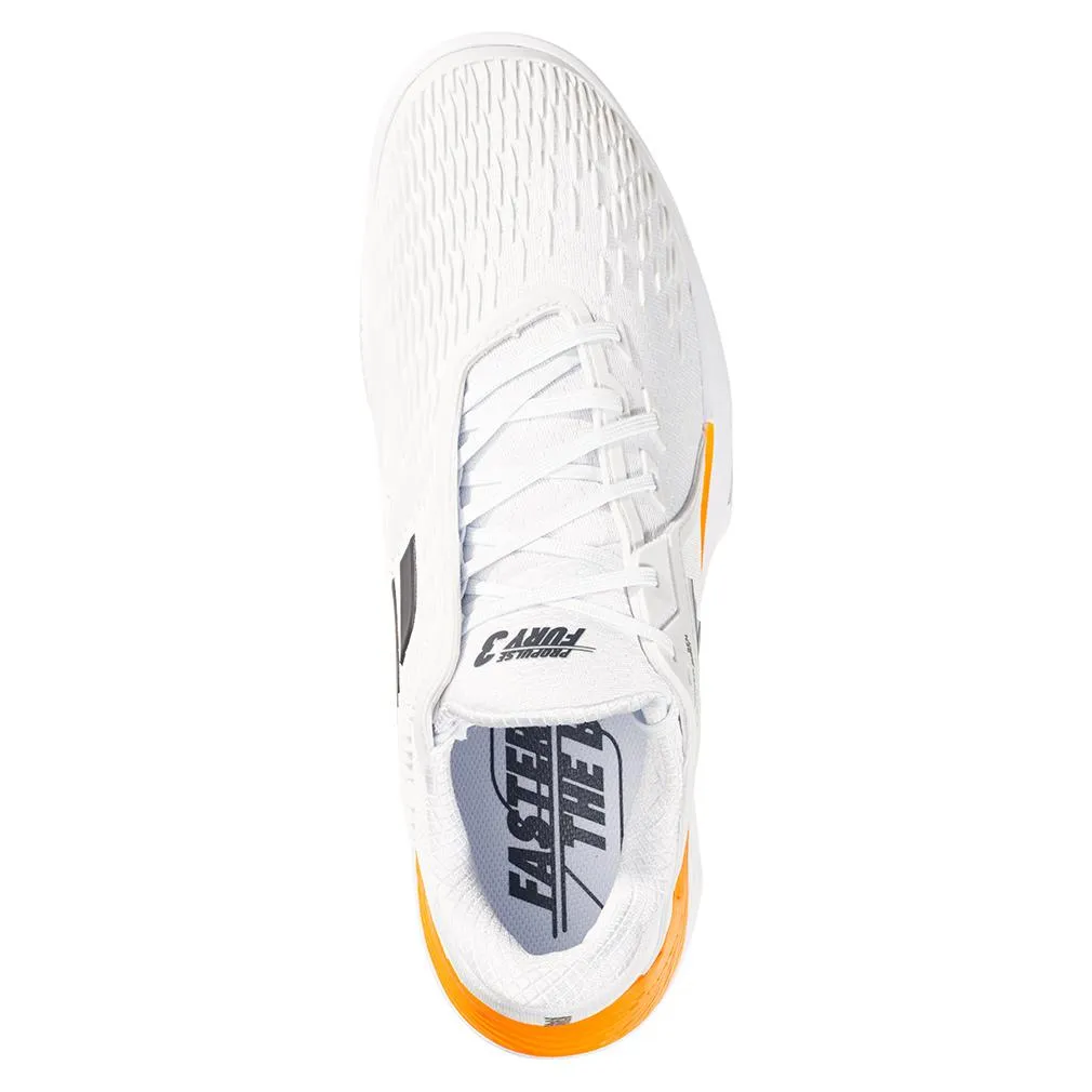 Men's Benoit Paire Propulse Fury Limited Edition Tennis Shoes White and Orange