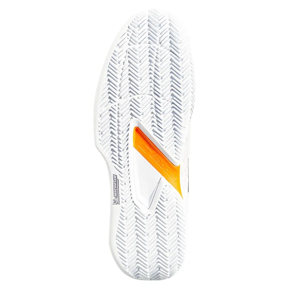 Men's Benoit Paire Propulse Fury Limited Edition Tennis Shoes White and Orange