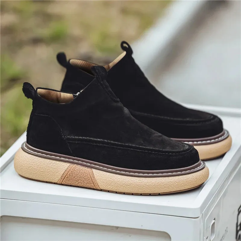 Men's Casual Shoes - High Top Sneakers - Comfortable Oxfords Loafers - TSS354