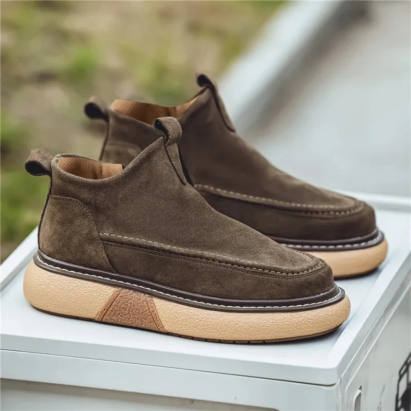 Men's Casual Shoes - High Top Sneakers - Comfortable Oxfords Loafers - TSS354