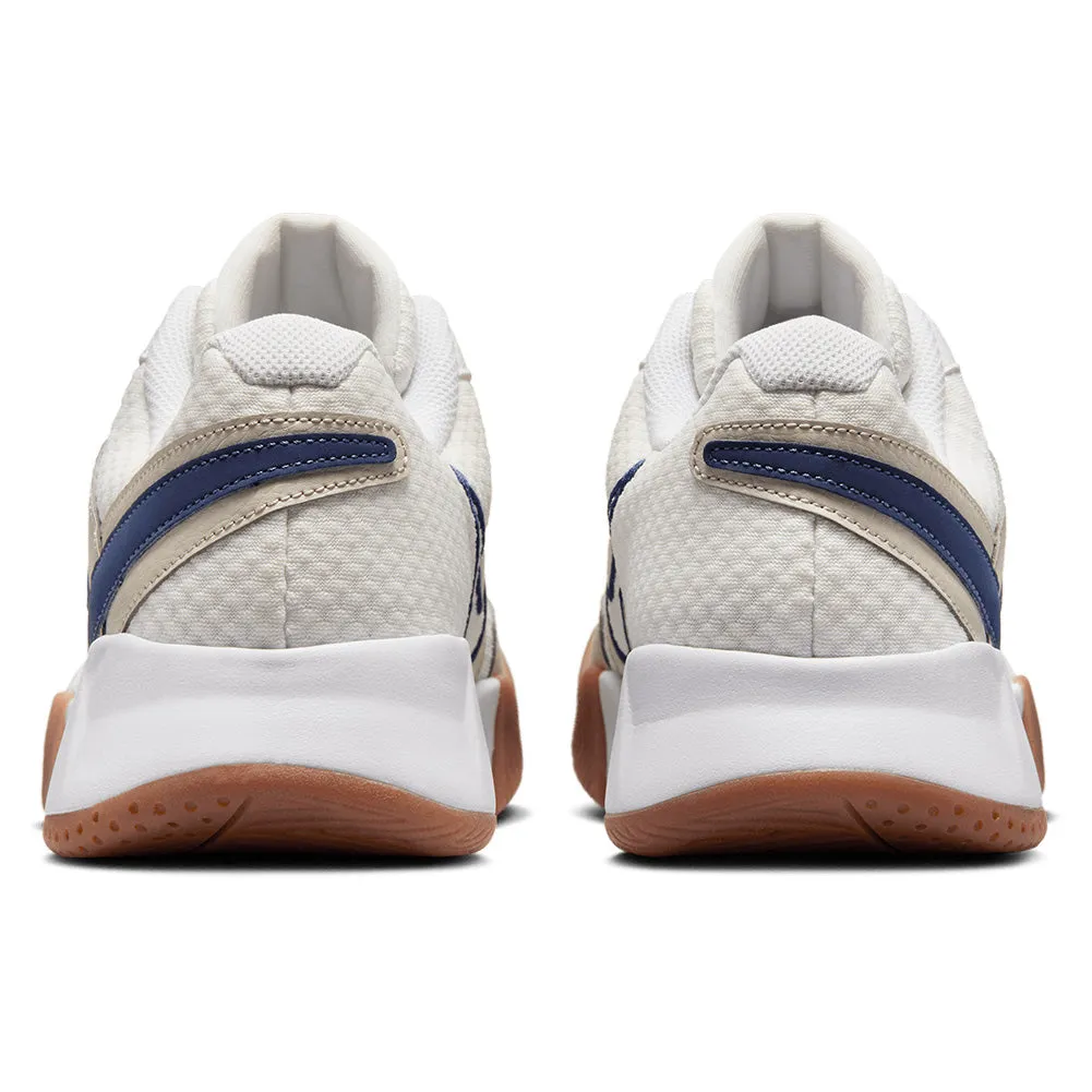 Men`s Court Lite 4 Tennis Shoes Summit White and Binary Blue