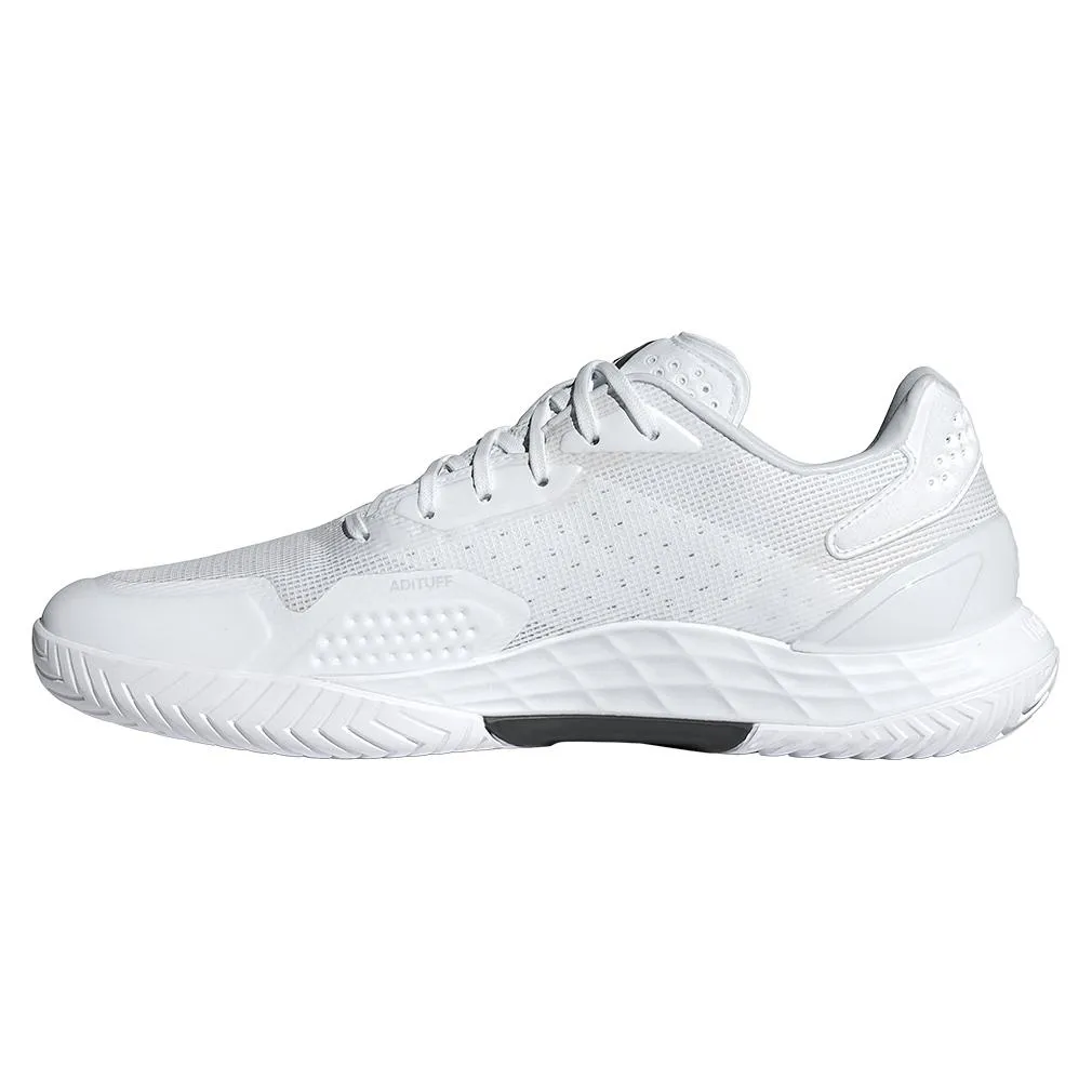 Mens Defiant Speed 2 Tennis Shoes White and Core Black