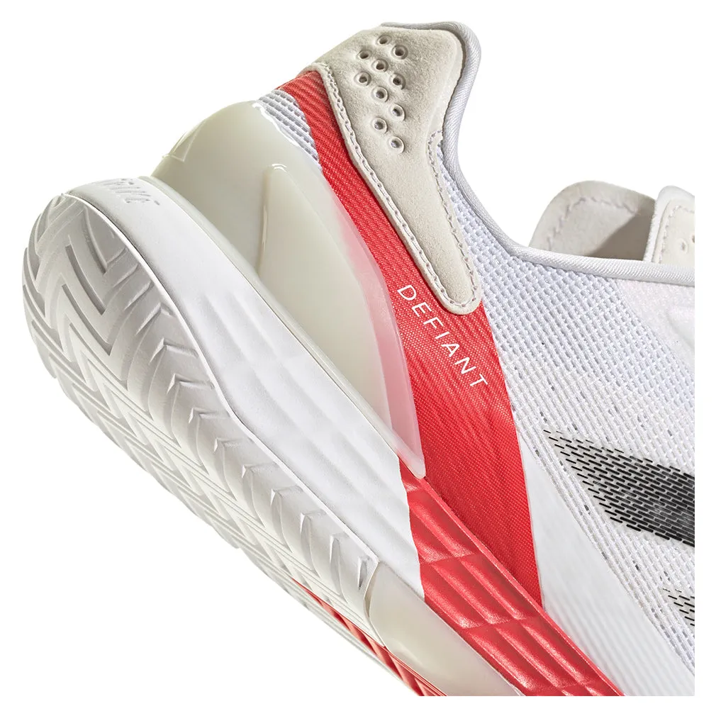 Men`s Defiant Speed 2 Tennis Shoes White and Pure Ruby