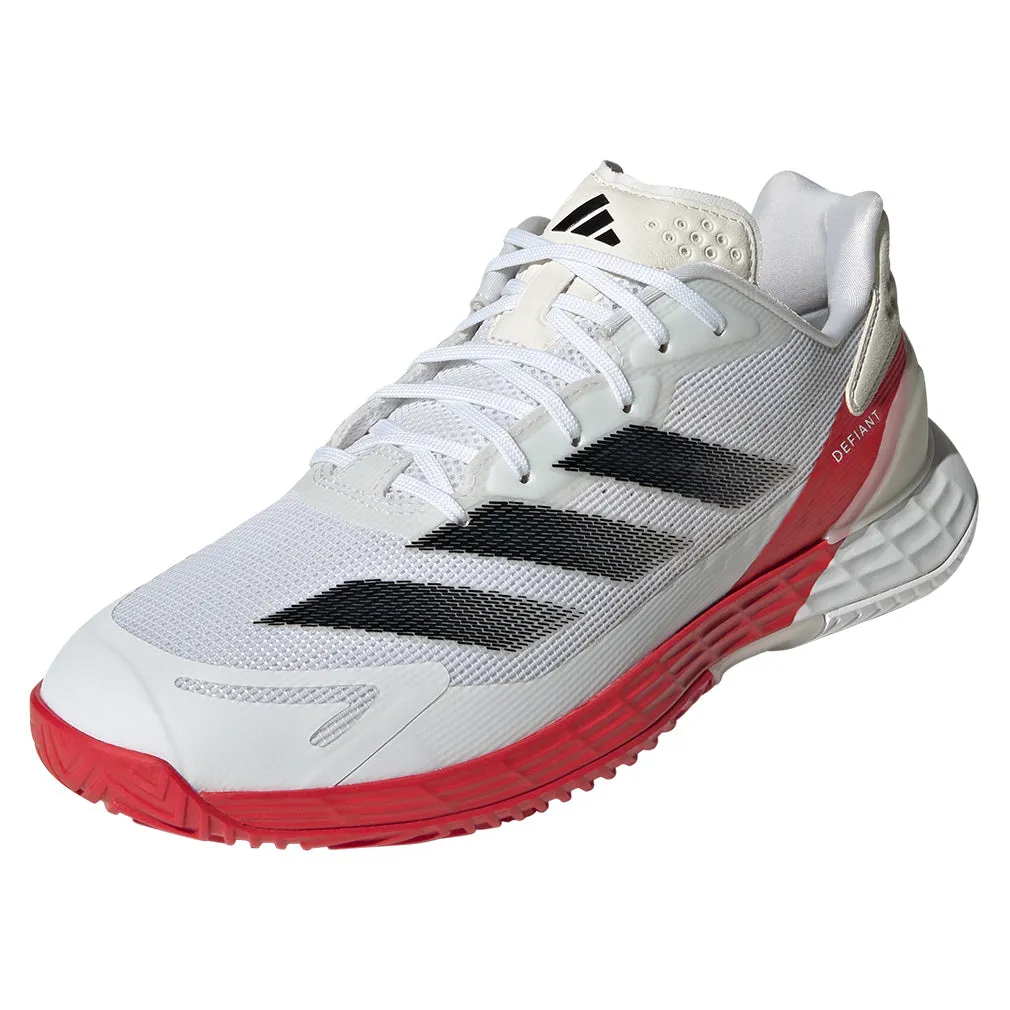 Men`s Defiant Speed 2 Tennis Shoes White and Pure Ruby