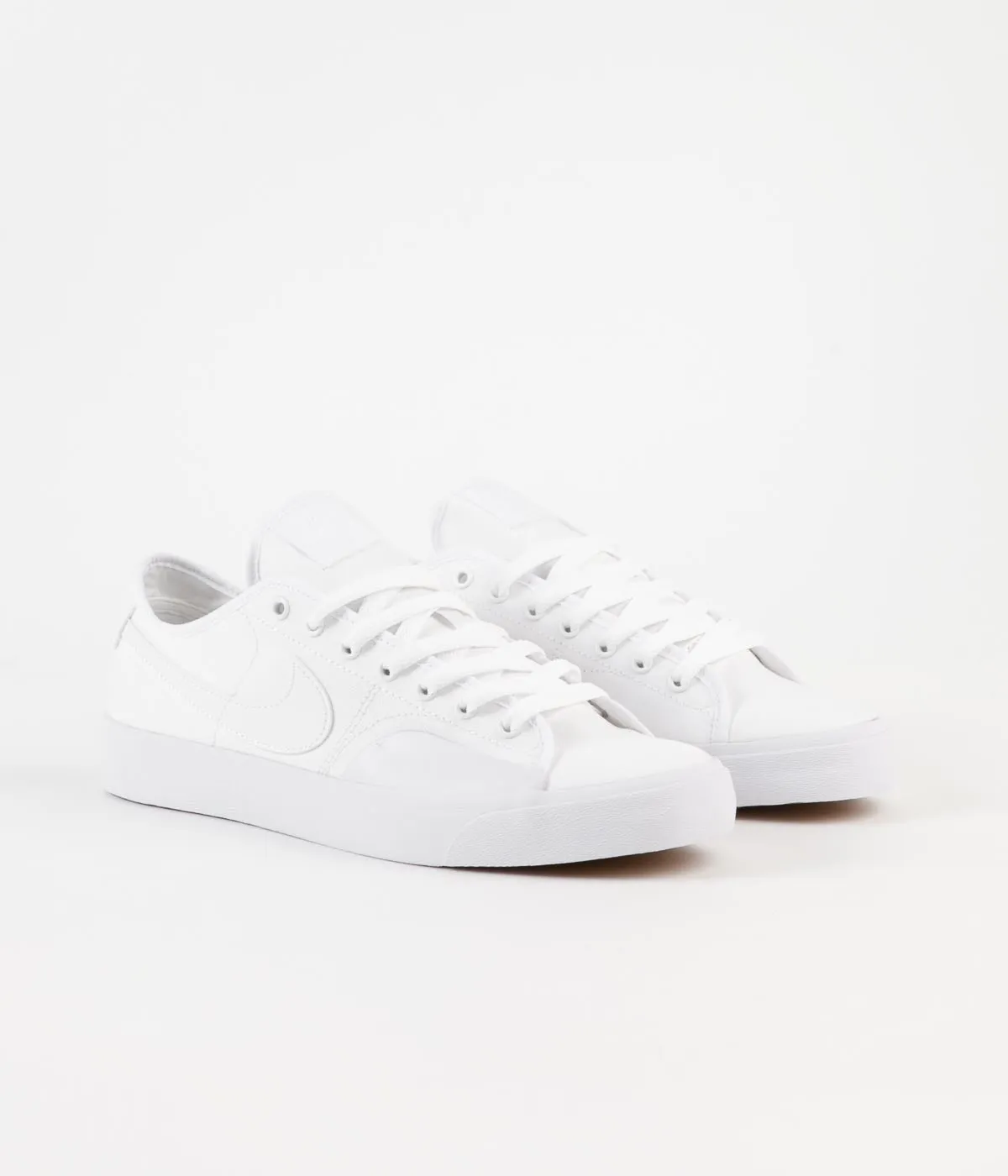 Nike SB Blazer Court Shoes - White / White - White - White