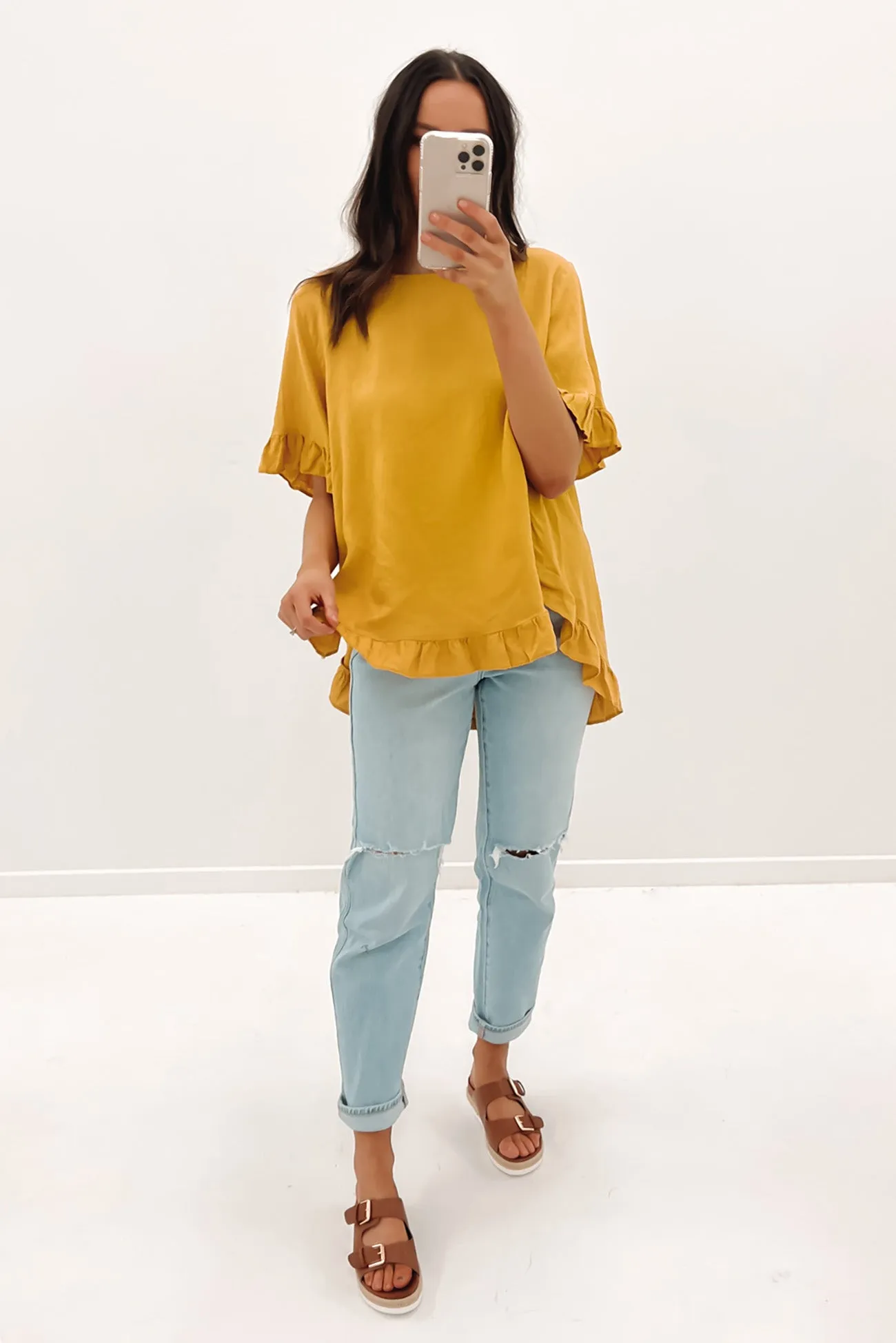 Nikki Top Mustard