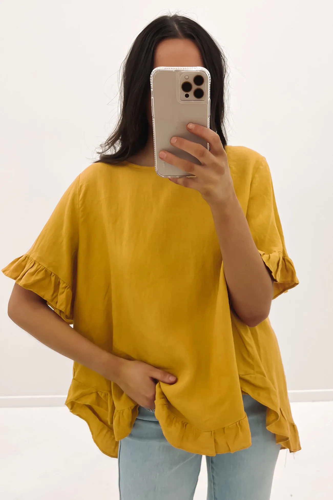 Nikki Top Mustard