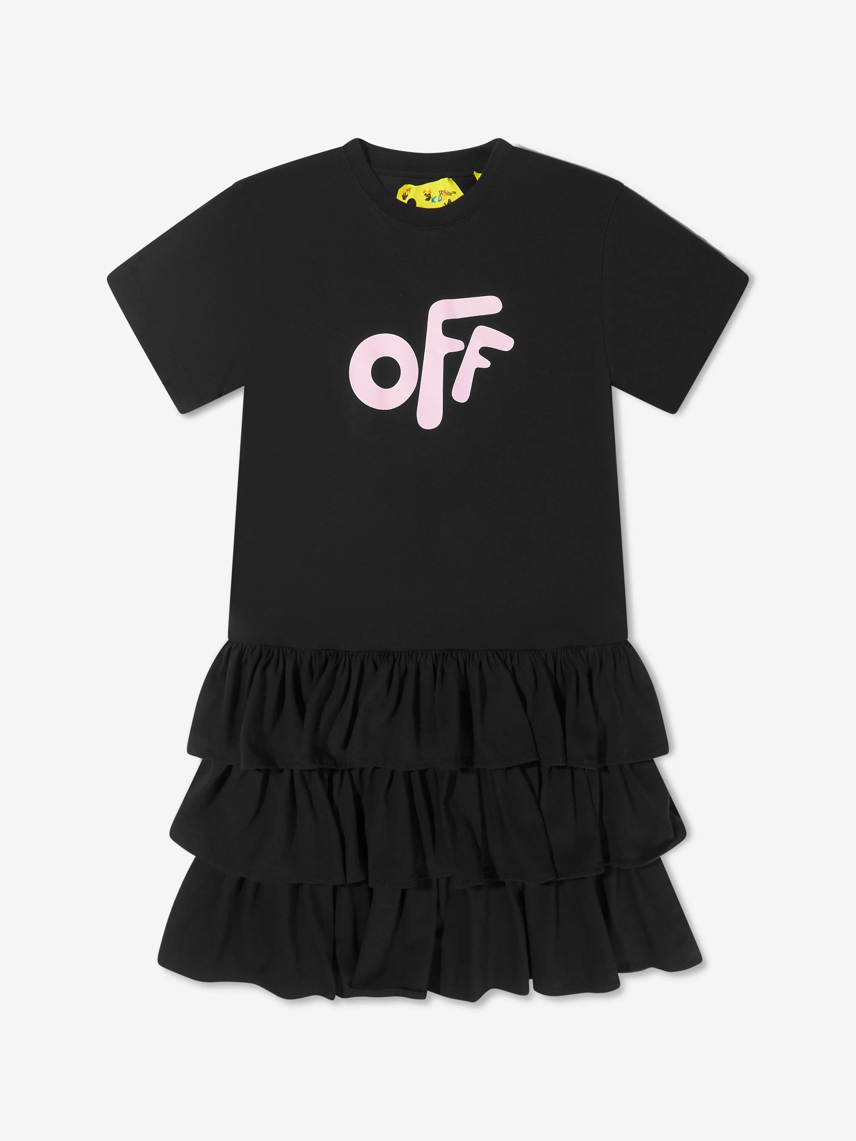 Off-White Girls Off Rounded Hybrid Dress