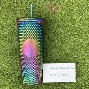 Oil Slick Studded Tumbler