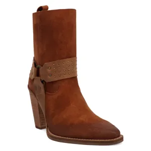 Online Exclusive | Dingo | Songbird Suede Bootie in Brown** PREORDER