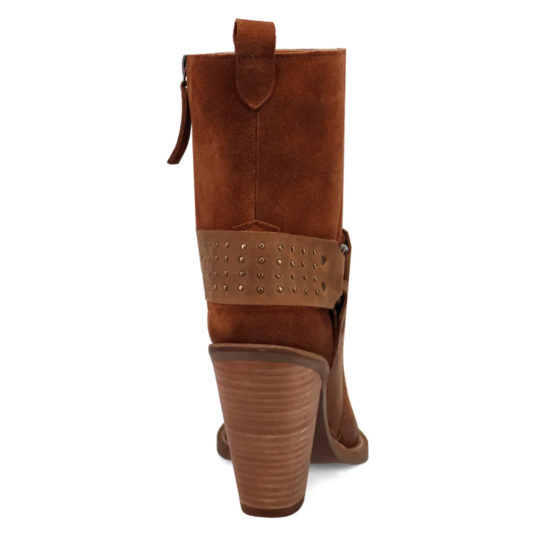 Online Exclusive | Dingo | Songbird Suede Bootie in Brown** PREORDER