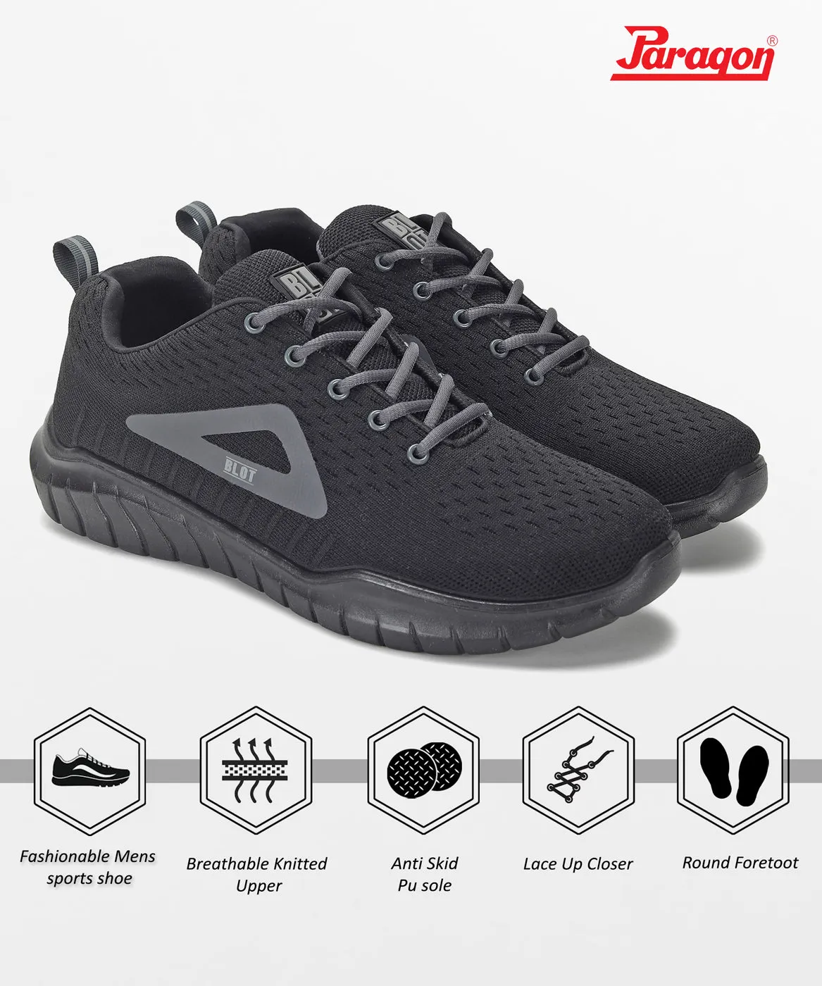 Paragon PUK1230G Men Casual Shoes | Stylish Walking Outdoor Shoes | Daily & Occasion Wear | Smart & Trendy | Comfortable Cushioned Soles