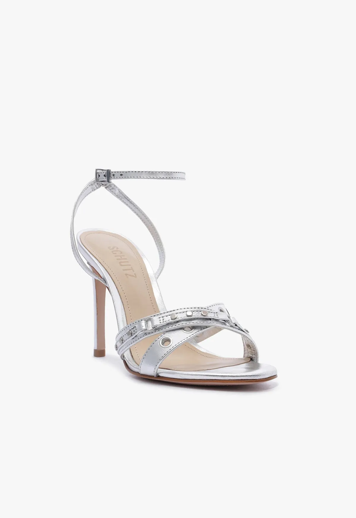 Patrizia Metallic Leather Sandal