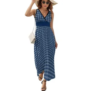 Peacefully Posh Sleeveless Long Dress