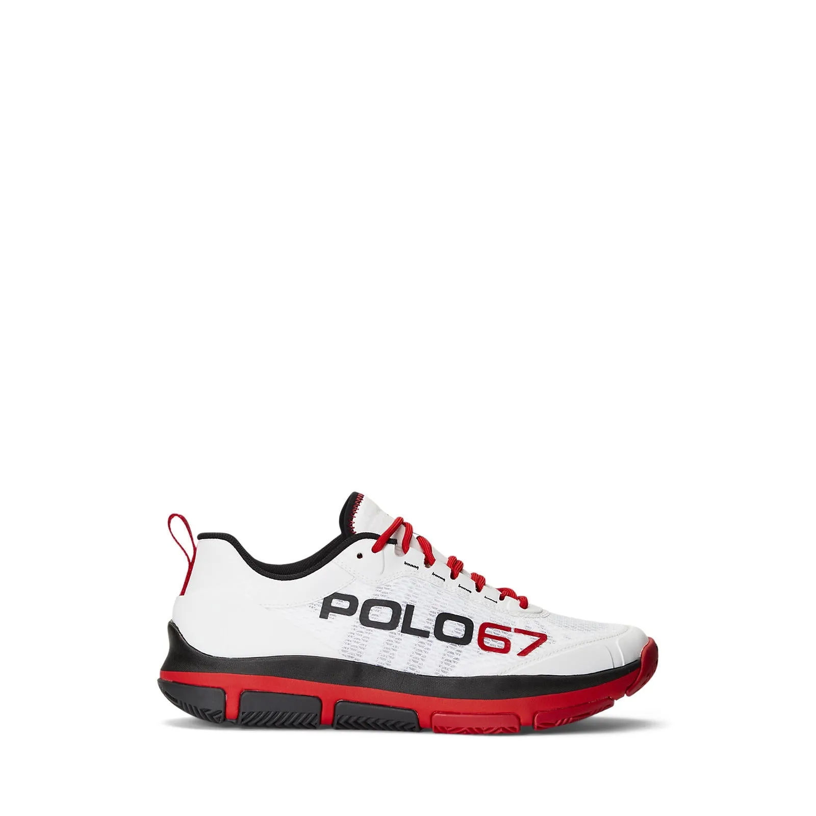 Polo Ralph Lauren - Tech Racer II - Sneaker - White/BlackRed