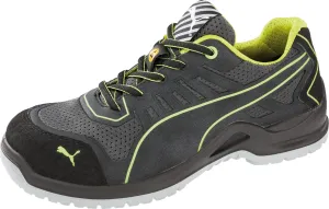 'Puma' Women's Fuse TC Low ESD Steel Toe - Black / Lime Green