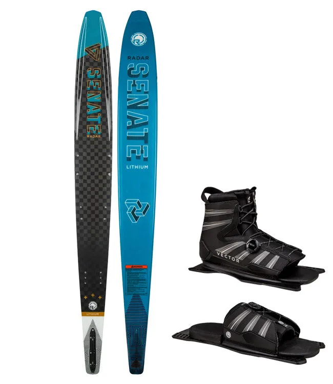 Radar Senate Lithium Slalom Ski with Vector Boa Boot & RTP (2023)