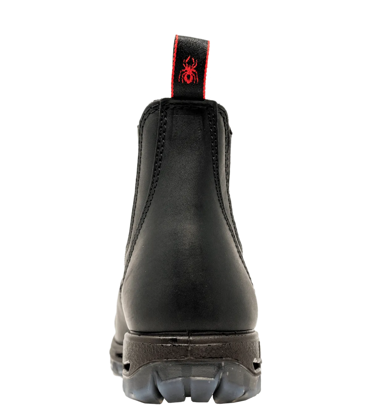 Redback Boots | Black HD Safety Boots with Scuff Cap  (USBBKSC)