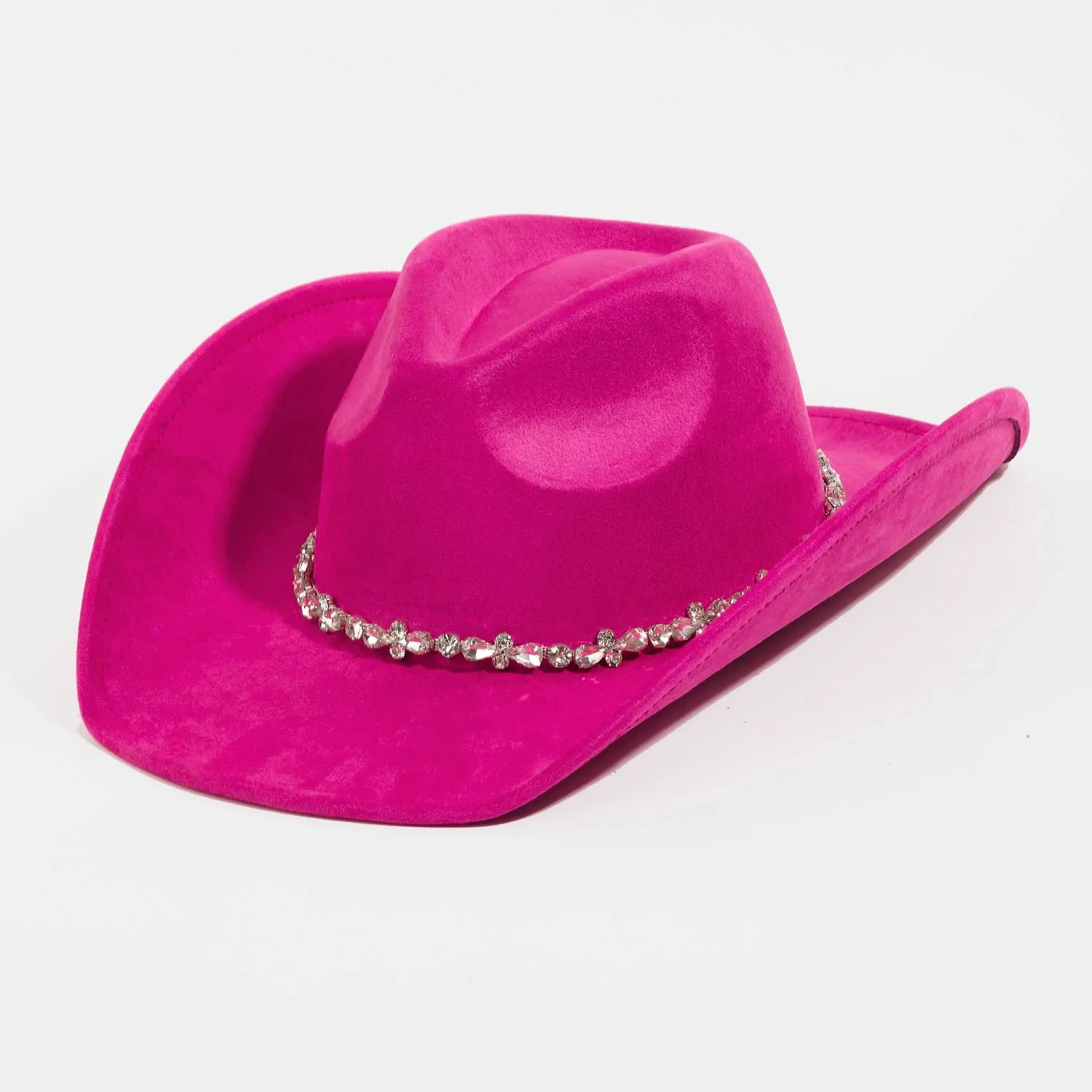 Rhinestone Strap Cowboy Hat