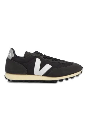 Rio Branco Suede-panelled Mesh Trainers In Black