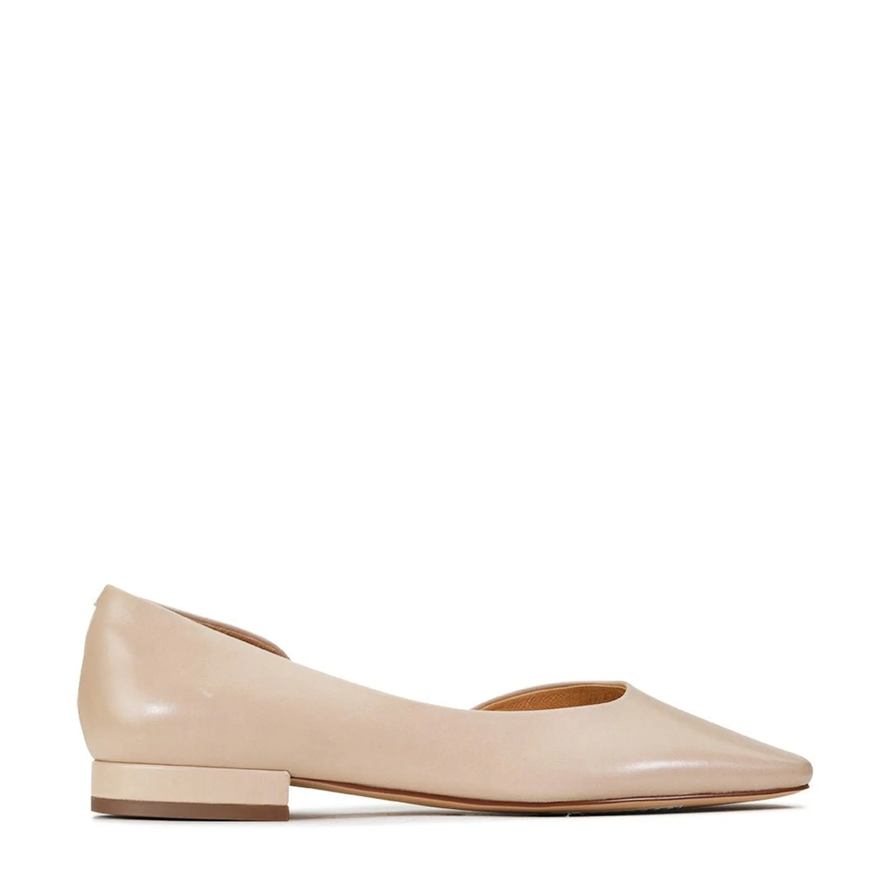 ROCHEL LEATHER BALLET FLATS