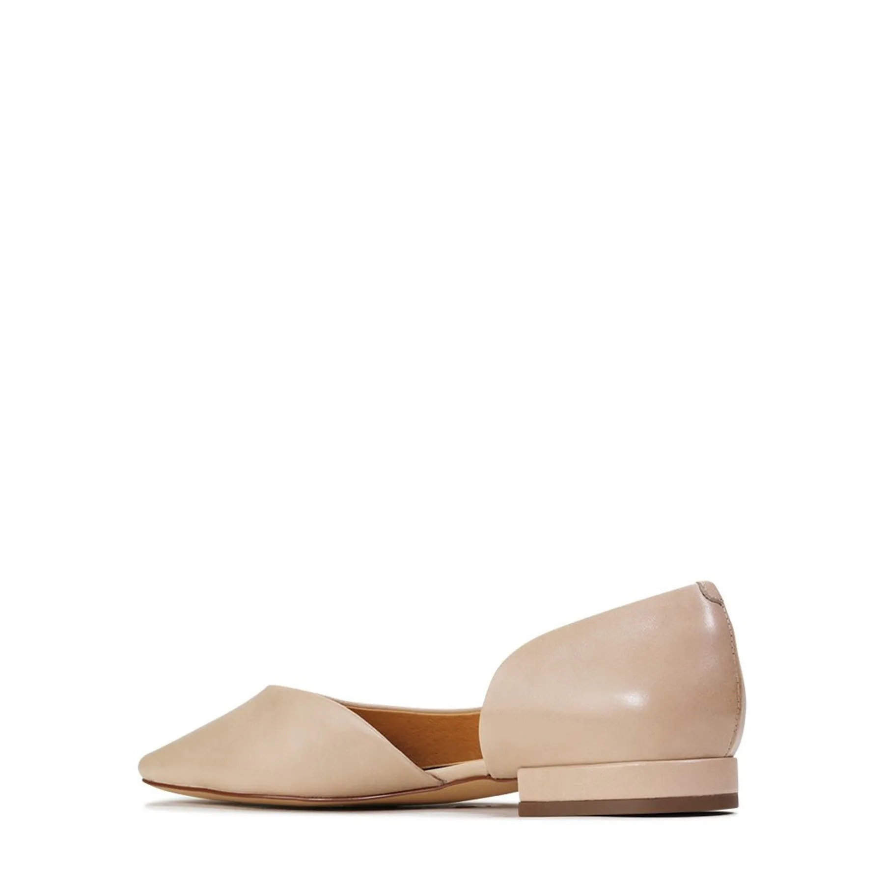 ROCHEL LEATHER BALLET FLATS