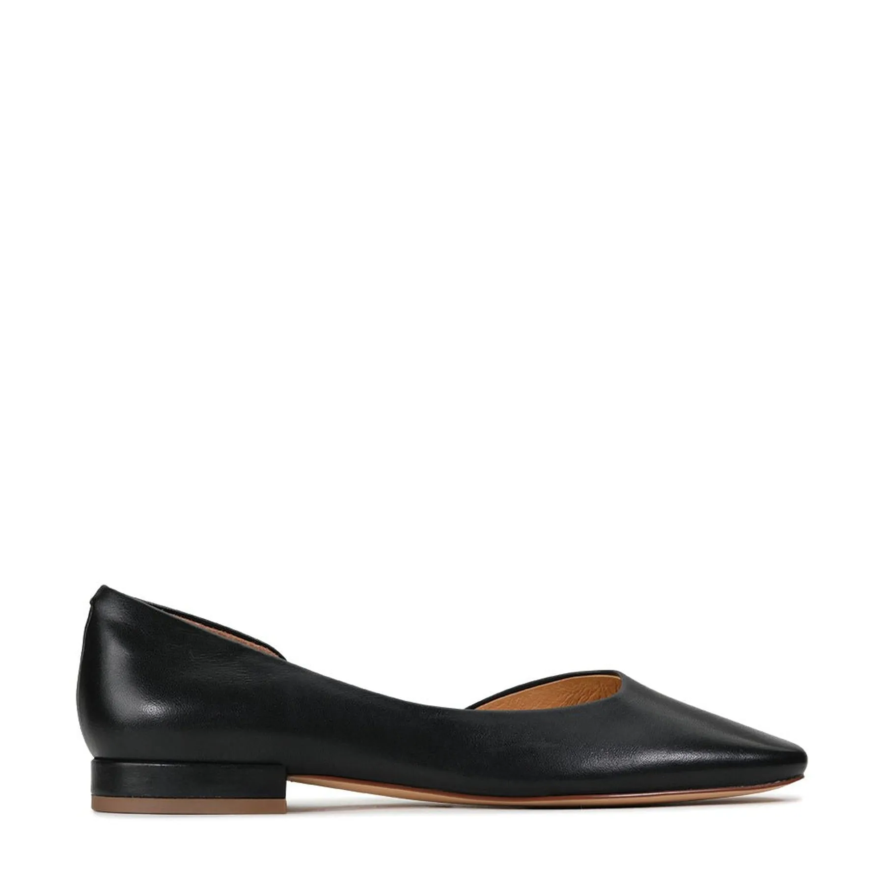 ROCHEL LEATHER BALLET FLATS