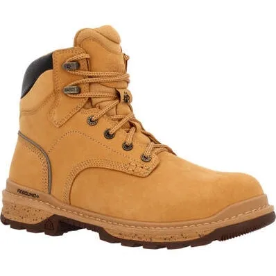 Rocky Men's Rams Horn 6" WP Composite Toe Work Boot -Wheat- RKK0392