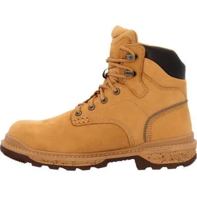 Rocky Men's Rams Horn 6" WP Composite Toe Work Boot -Wheat- RKK0392