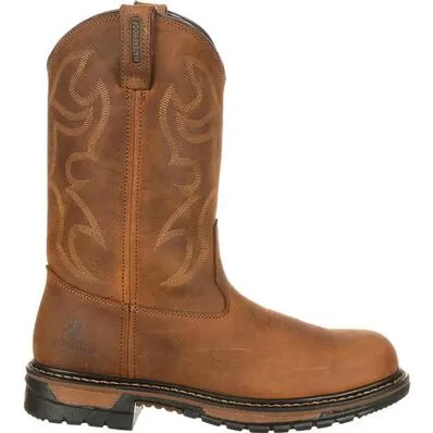 ROCKY ORIGINAL RIDE BRANSON STEEL TOE WATERPROOF WESTERN BOOTS STYLE FQ0002809