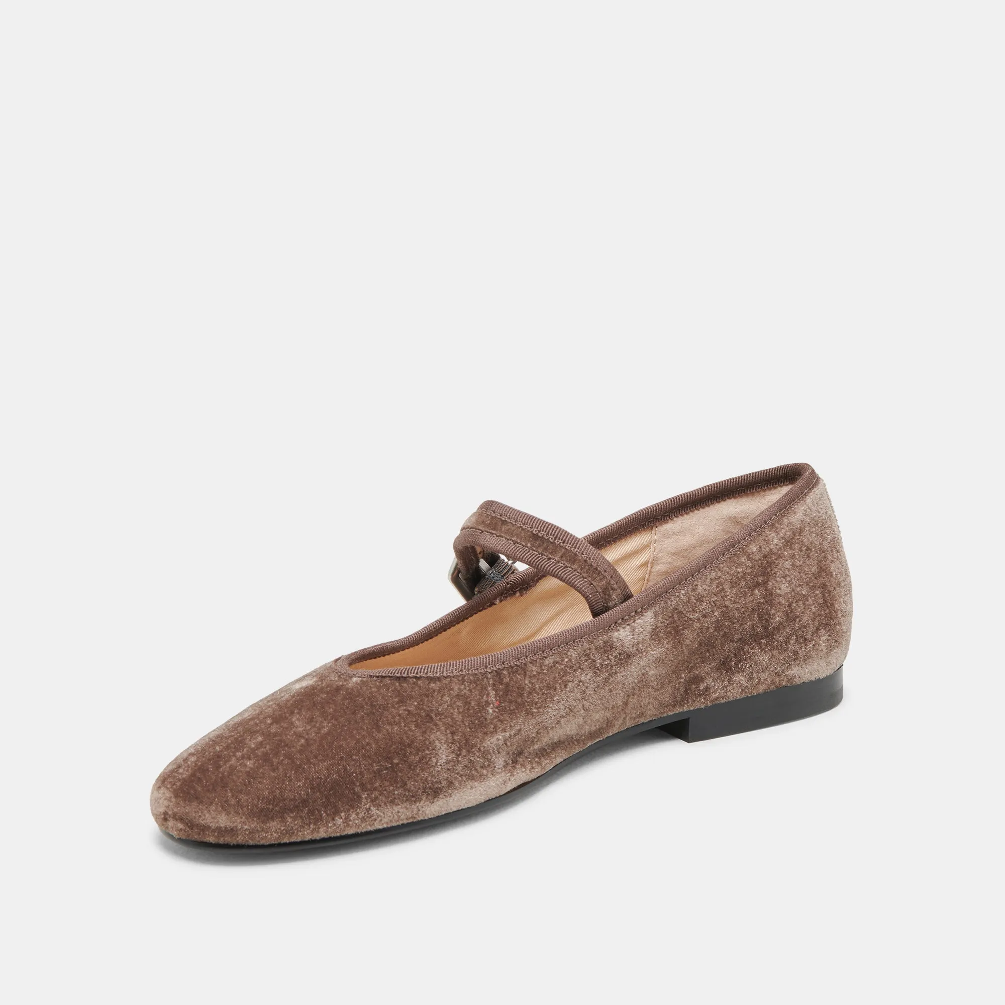 ROSLYN BALLET FLATS SMOKE VELVET