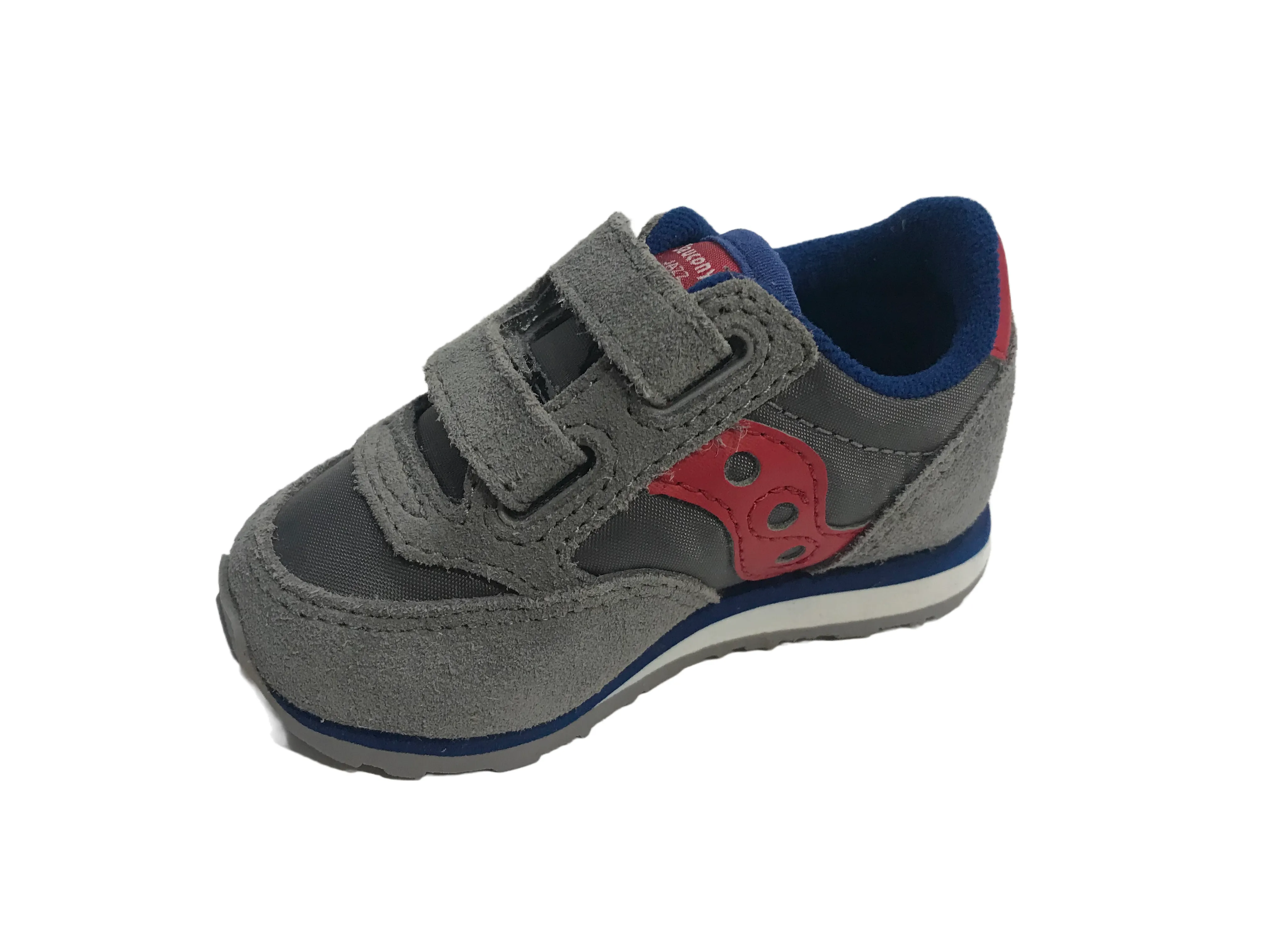 Saucony Original scarpa sneakers da bambino Jazz baby HL SL259641 grigio rosso