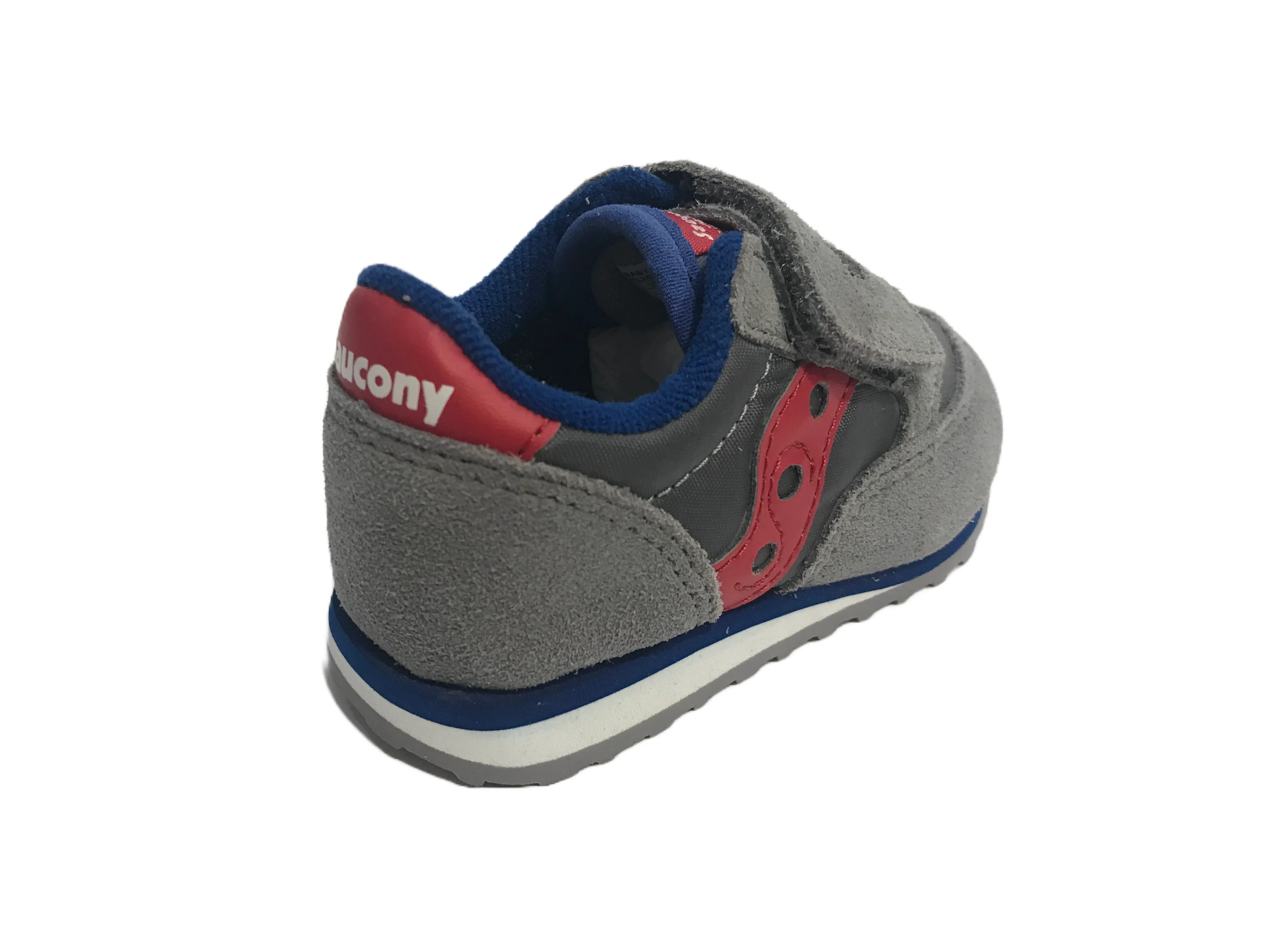 Saucony Original scarpa sneakers da bambino Jazz baby HL SL259641 grigio rosso