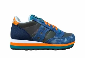 Saucony Original scarpa sneakers da donna Jazz Triple S60567-2 denim blu-arancio