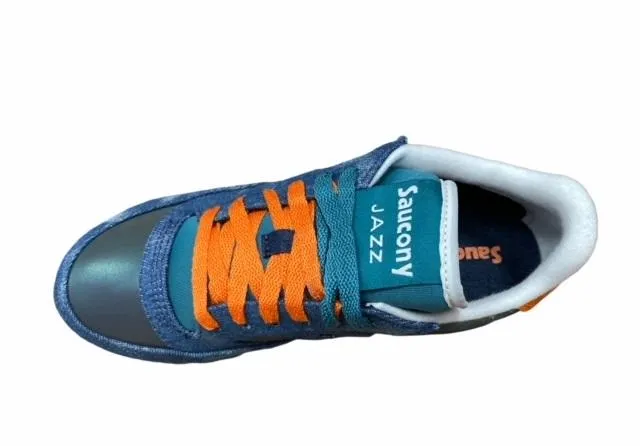 Saucony Original scarpa sneakers da donna Jazz Triple S60567-2 denim blu-arancio