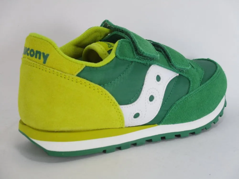 Saucony Originals Jazz Double HL sneakers da bambino con lo strappo SK261010 verde-giallo