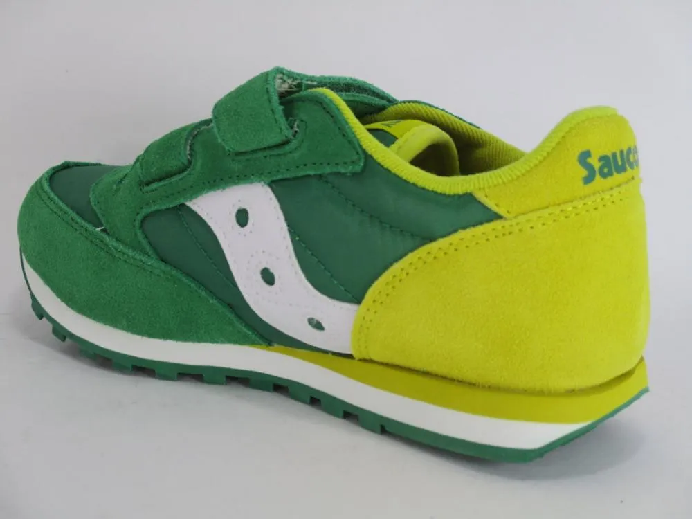 Saucony Originals Jazz Double HL sneakers da bambino con lo strappo SK261010 verde-giallo