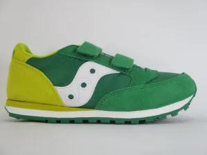 Saucony Originals Jazz Double HL sneakers da bambino con lo strappo SK261010 verde-giallo