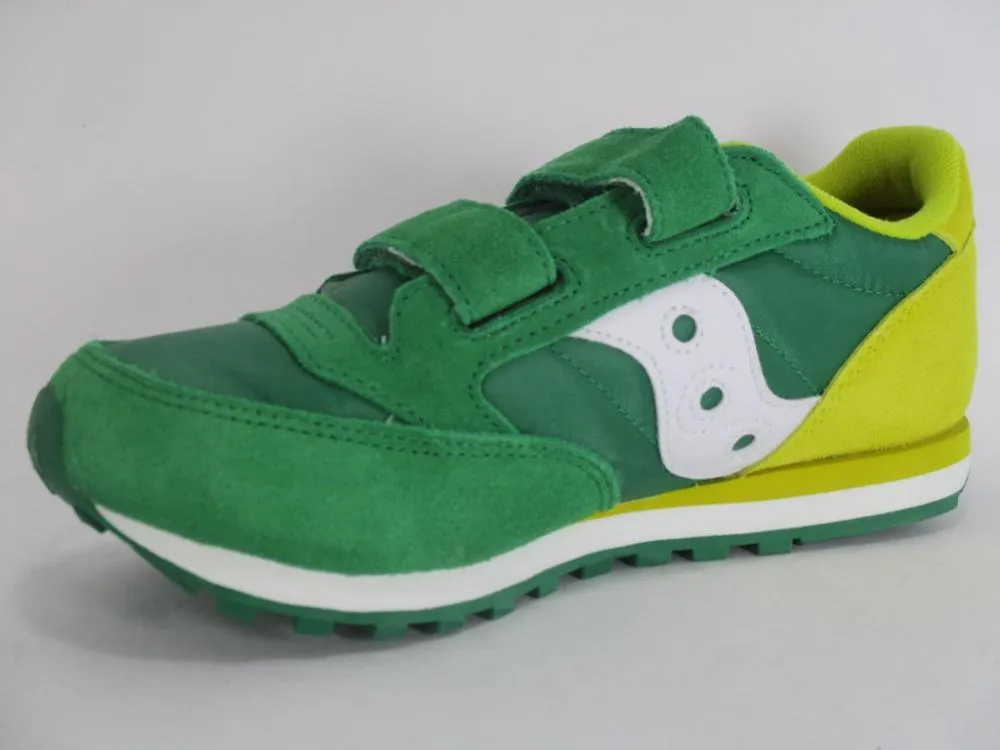 Saucony Originals Jazz Double HL sneakers da bambino con lo strappo SK261010 verde-giallo