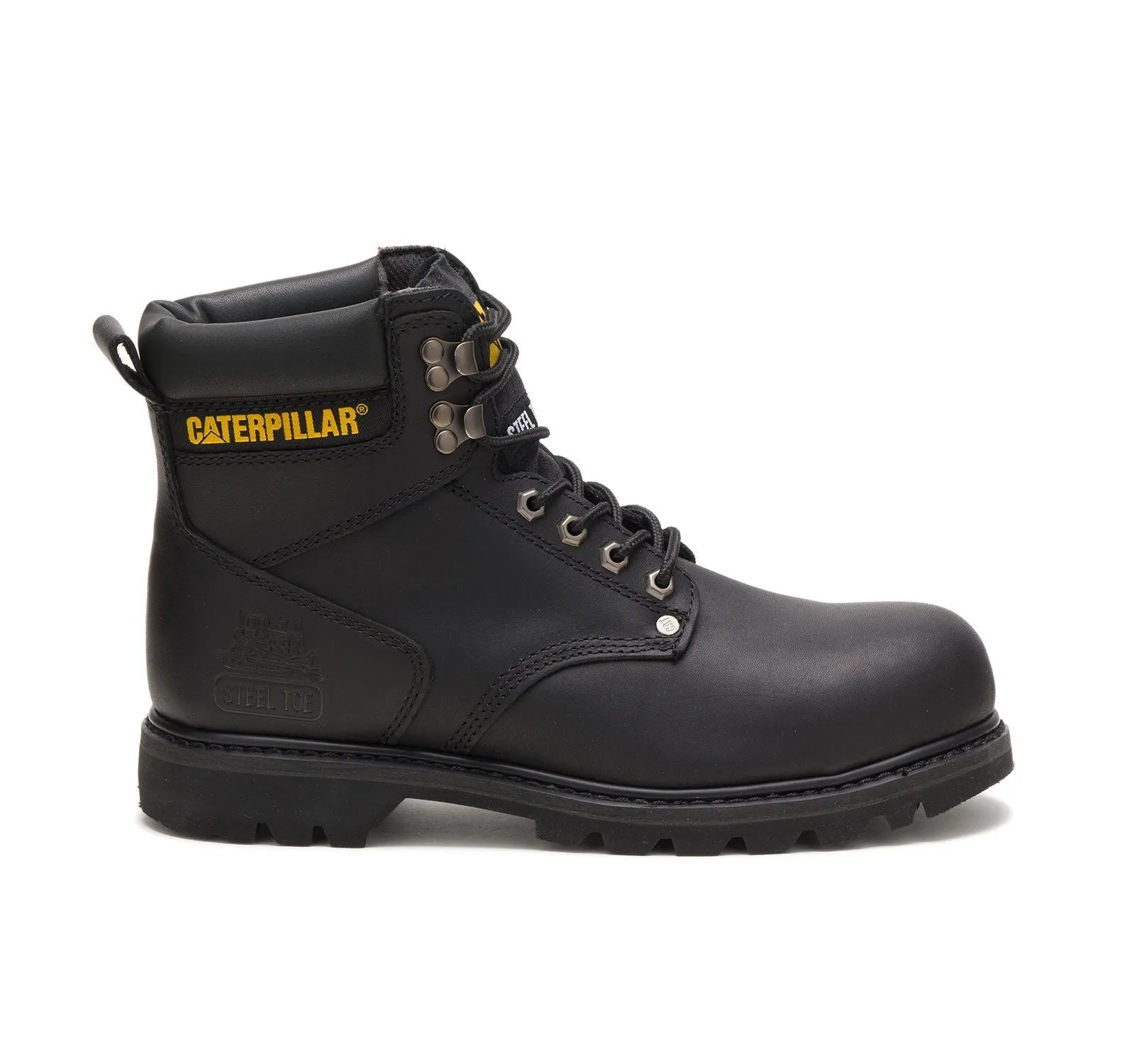 Second Shift Steel-Toe Work Boot Black