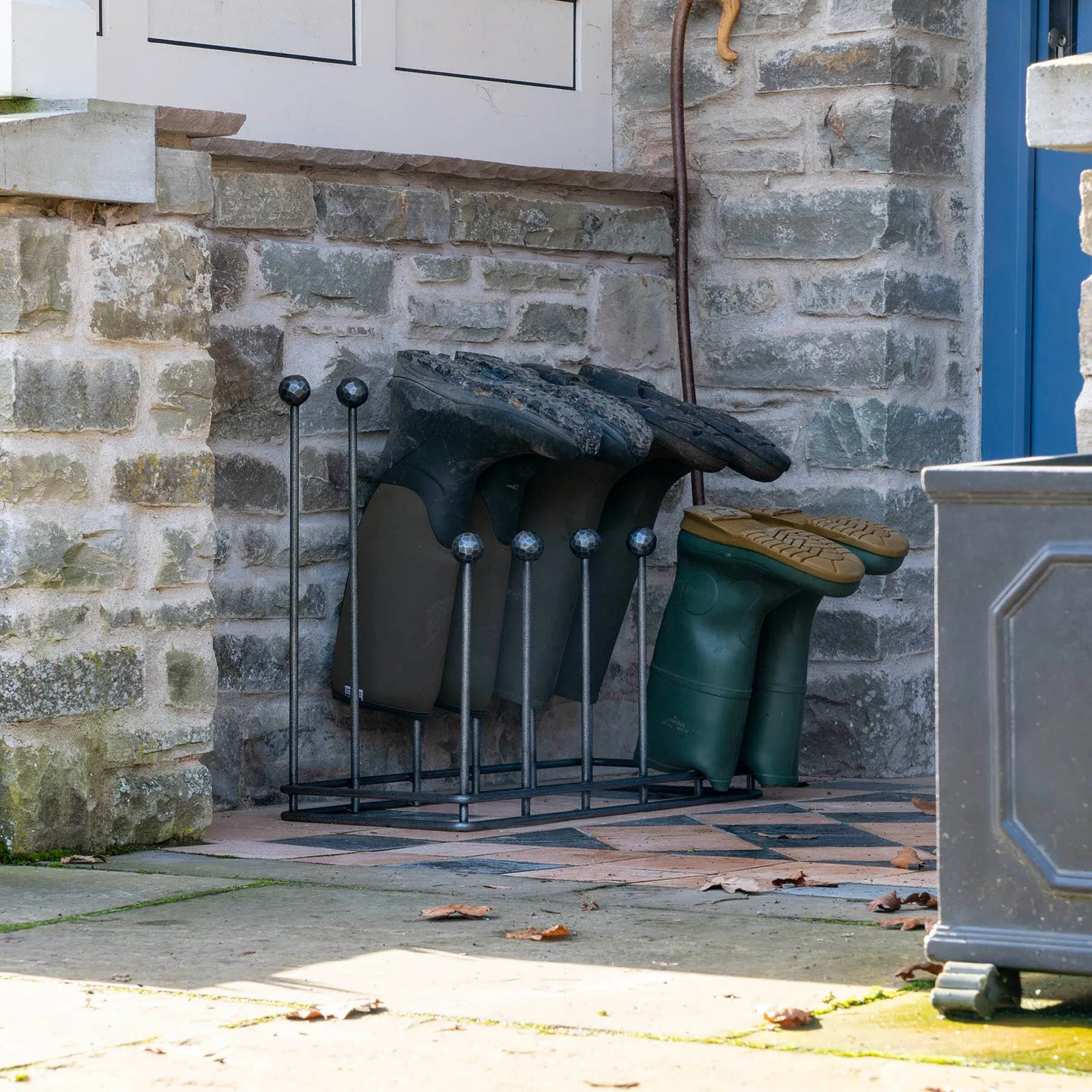 Six Pair Boot Rack