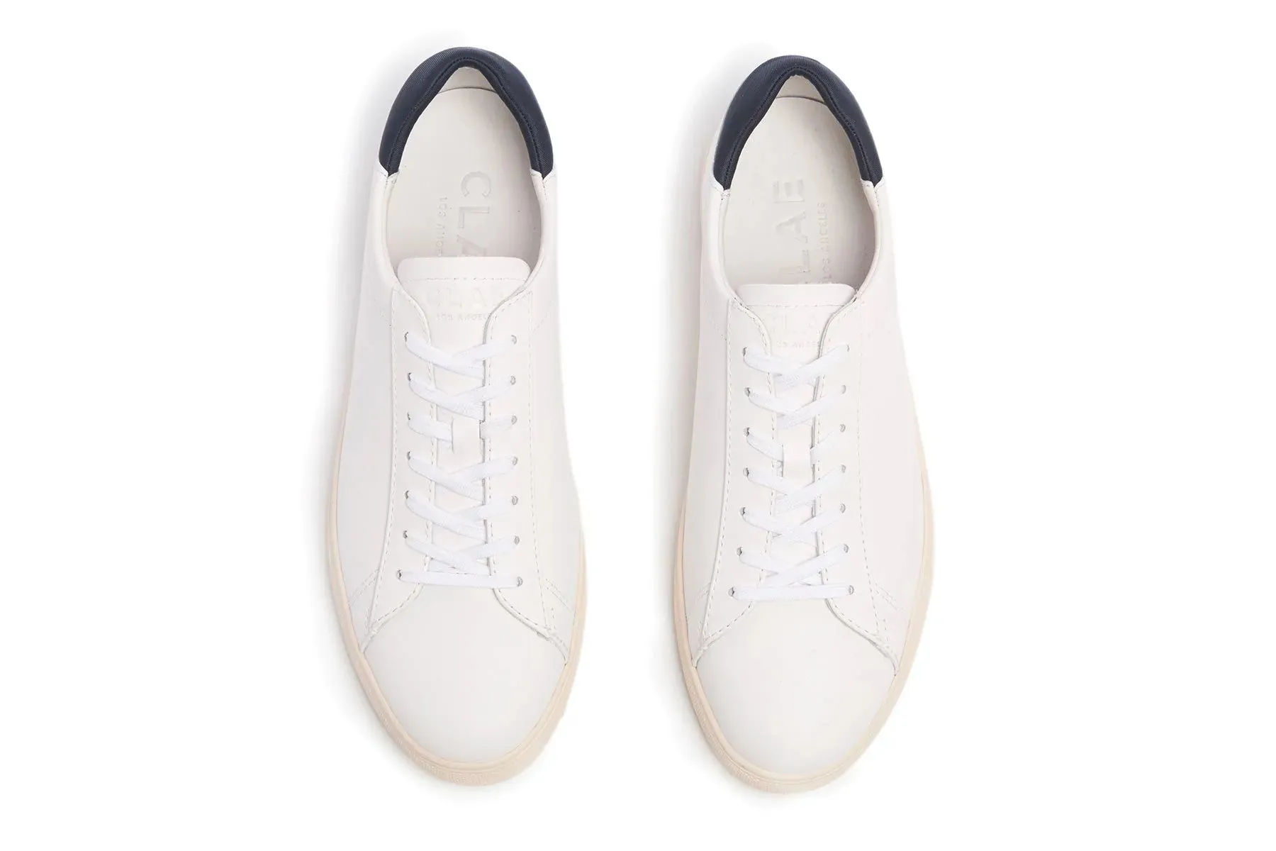 Sneakers CLAE - Bradley White Leather Navy