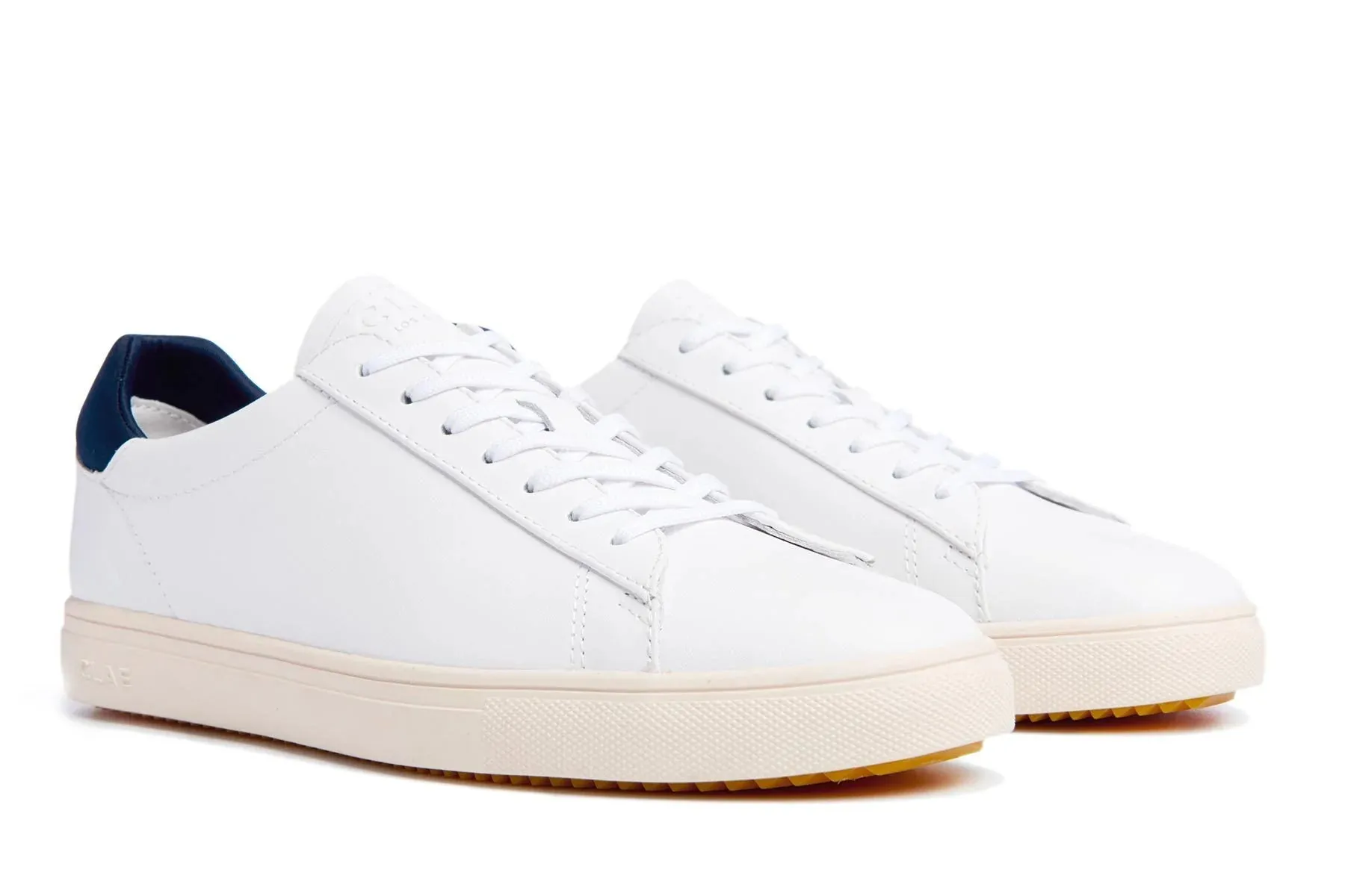 Sneakers CLAE - Bradley White Leather Navy