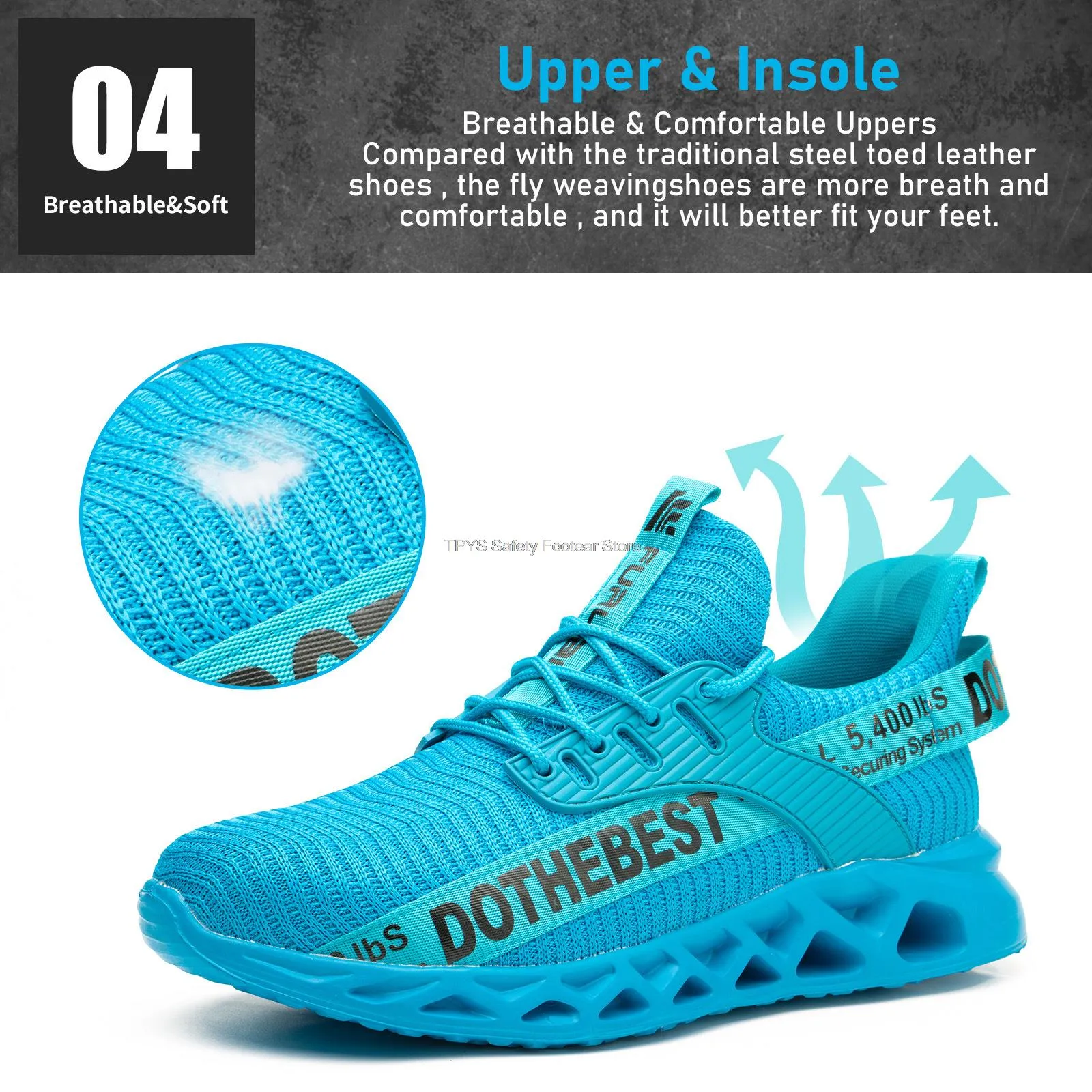 Steel Toe Lightweight Safety Sneakers